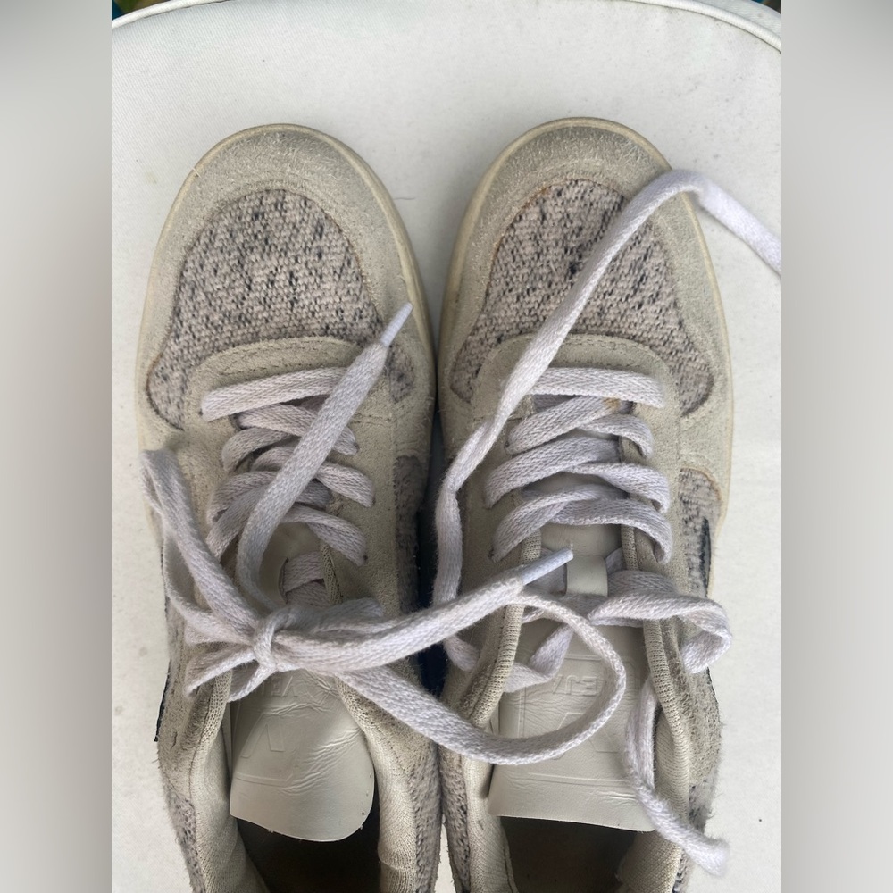 Veja V-10 Suede Tweed Sneakers 37 US6 - Picture 6 of 10